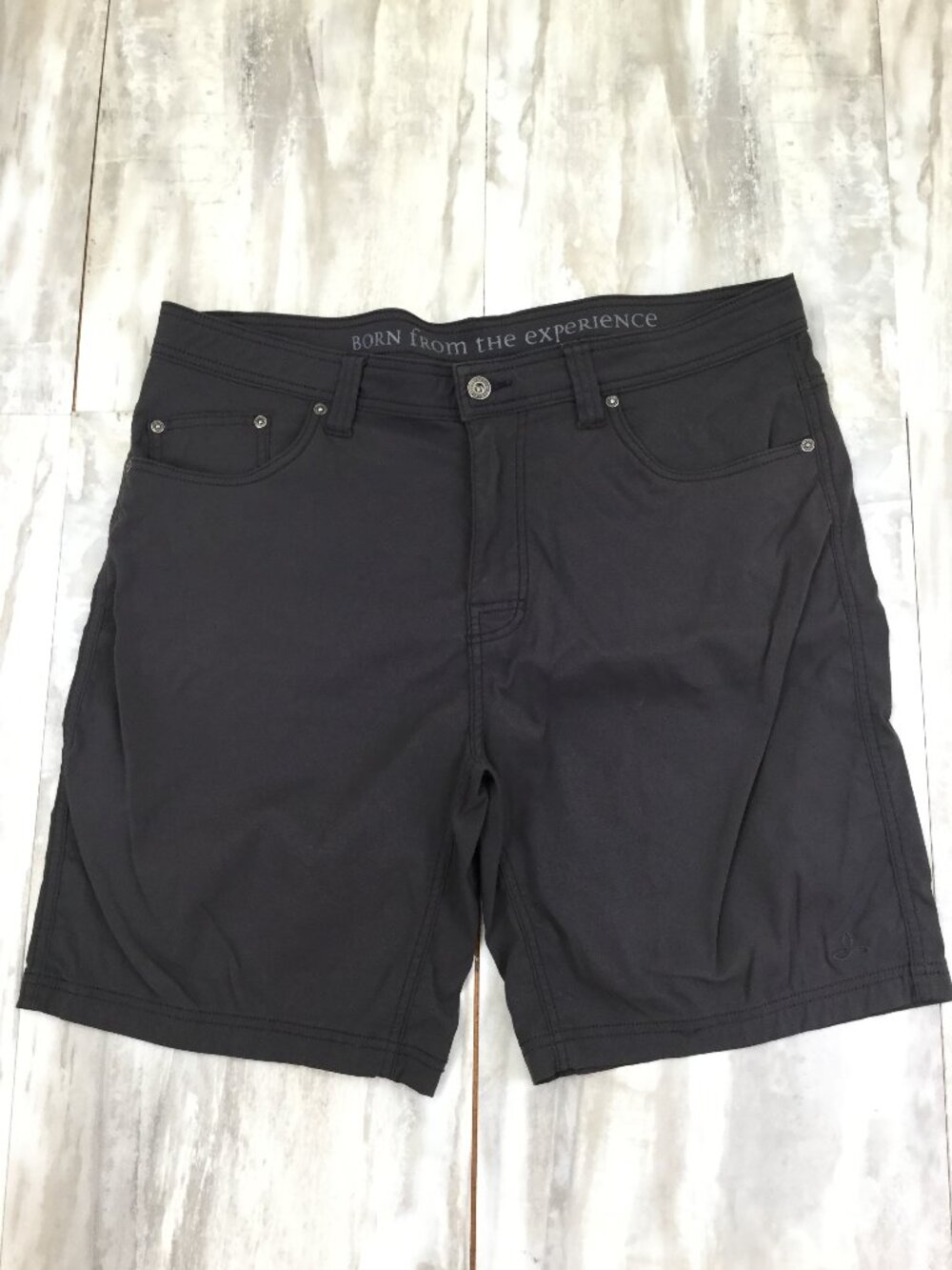 Prana Charcoal Shorts 38